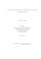 On the adjoint formulation of design sensitivity analysis of multibody dynamics cs