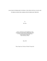 Analysis of hydrologic systems at multiple spatial scales and its implications for aggregating hydrologic process