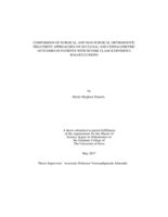 Comparison of surgical and non-surgical orthodontic treatment approaches on occlusal and cephalometric outcomes in patients with severe Class II division I malocclusions