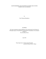 Sleep disorders and cognition in older adults with cardiovascular disease
