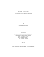 Clusters and covers: geometric set cover algorithms