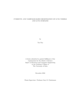 Currents- and varifolds-based registration of lung vessels and lung surfaces