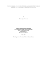 Young workers and youth offenders: Addressing the violence epidemic in two different pediatric populations