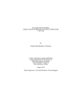 Playing with words: child voices in British fantasy literature 1749-1906