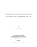 Assessment of regional fungal concentrations and diversity and their possible association with self-reported health effects among a national sample of office building occupants in the United States
