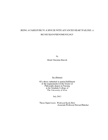 Being a caregiver to a spouse with advanced heart failure: a Ricoeurian phenomenology