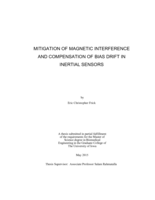 Mitigation of magnetic interference and compensation of bias drift in inertial sensors