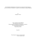 Psychometric properties of technology-enhanced item formats: an evaluation of construct validity and technical characteristics