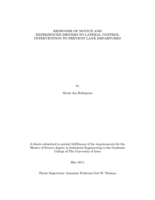 Response of novice and experienced drivers to lateral control intervention to prevent lane departures