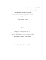 Influences affecting the teaching of the social studies in the public schools