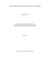 NGOs in China: effectively navigating supply and demand