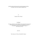 Anticipating posttraumatic growth from cancer: a patient and collateral perspective