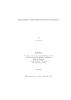 Regularized multivariate stochastic regression