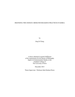 Digitizing the church: mediated religious practices in Korea