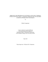 Improving the performance of finned latent heat thermal storage devices using a Cartesian grid solver and machine-learning optimization techniques