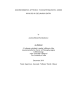 A bioinformatics approach to identifying novel genes involved in ebolavirus entry