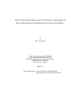 When corporations migrate south: rethinking citizenship and privileged migrant mobilities for equitable development