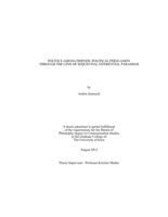 Politics among friends: political persuasion through the lens of sequential inferential paradigm