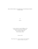 Risk-averse design and operation of renewable energy power grids