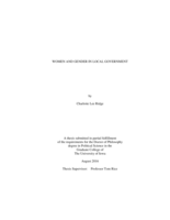 Women and gender in local government