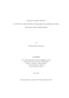 Essays in asset pricing: on testing asset-pricing anomalies and modeling stock returns using model pools