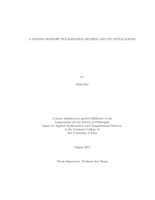 A Moving-window penalization method and its applications