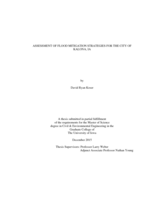 Assessment of flood mitigation strategies for the city of Kalona, Ia
