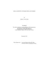 Sexual identity of women who love women