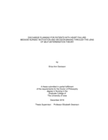 Discharge planning for patients with heart failure: bedside nurses' motivation and decision-making through the lens of self-determination theory