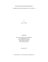 "Peopled with invisible presences": Oxford and the Tudor revival, ca. 1890-1939