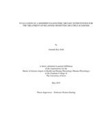 Evaluation of a modified paleolithic dietary intervention for the treatment of relapsing-remitting multiple sclerosis