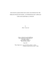 Reconceptualizing music education and introducing the timeline integration model: an interdisciplinary approach using socio-historical contexts