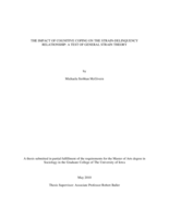 The impact of cognitive coping on the strain-delinquency relationship: a test of general strain theory