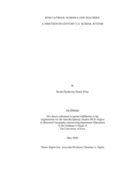 BVM Catholic schools and teachers: a nineteenth-century U.S. school system