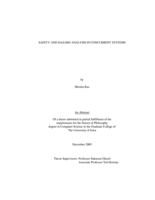 Safety and hazard analysis in concurrent systems