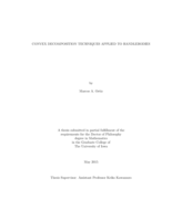 Convex decomposition techniques applied to handlebodies