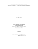 Europeanization in the European Union: The case of Portugal during the sovereign debt crisis