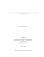 The growth of the quantum hyperbolic invariants of the figure eight knot