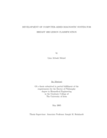 Development of computer-aided diagnostic system for breast MRI lesion classification