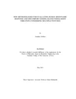 New methodologies for evaluating human biodynamic response and discomfort during seated whole-body vibration considering multiple postures