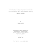 Automatic construction and meshing of multiscale image-based human airway models for simulations of aerosol delivery