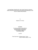 Polymicrobial respiratory tract infections in a hospital-based pediatric population, with particular emphasis on the role of human rhinoviruses