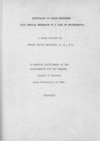 Physiology of color blindness with special reference to a case of deuteranopia