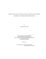 Partial nitritation-anammox using pH-controlled aeration in submerged attached growth bioreactors