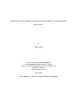 The effect of bioaerosol sampling on the viability of aerosolized influenza A