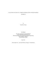 A LES study on gravity currents propagating over roughness elements