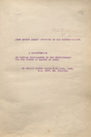 John Quincy Adams' opinions of his contemporaries