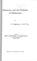 Nietzsche and the problem of democracy