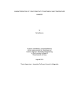 Characterization of T1rho sensitivity to metabolite and temperature changes