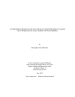 A comparison of linear and nonlinear ECG-based methods to assess pilot workload in a live-flight tactical setting